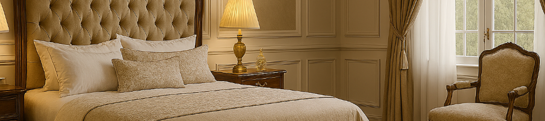 Luxury guest room interior